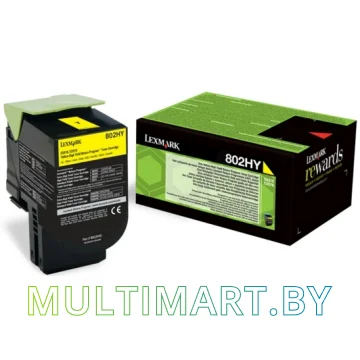 Картридж Lexmark 802H Y (80C2HYE)